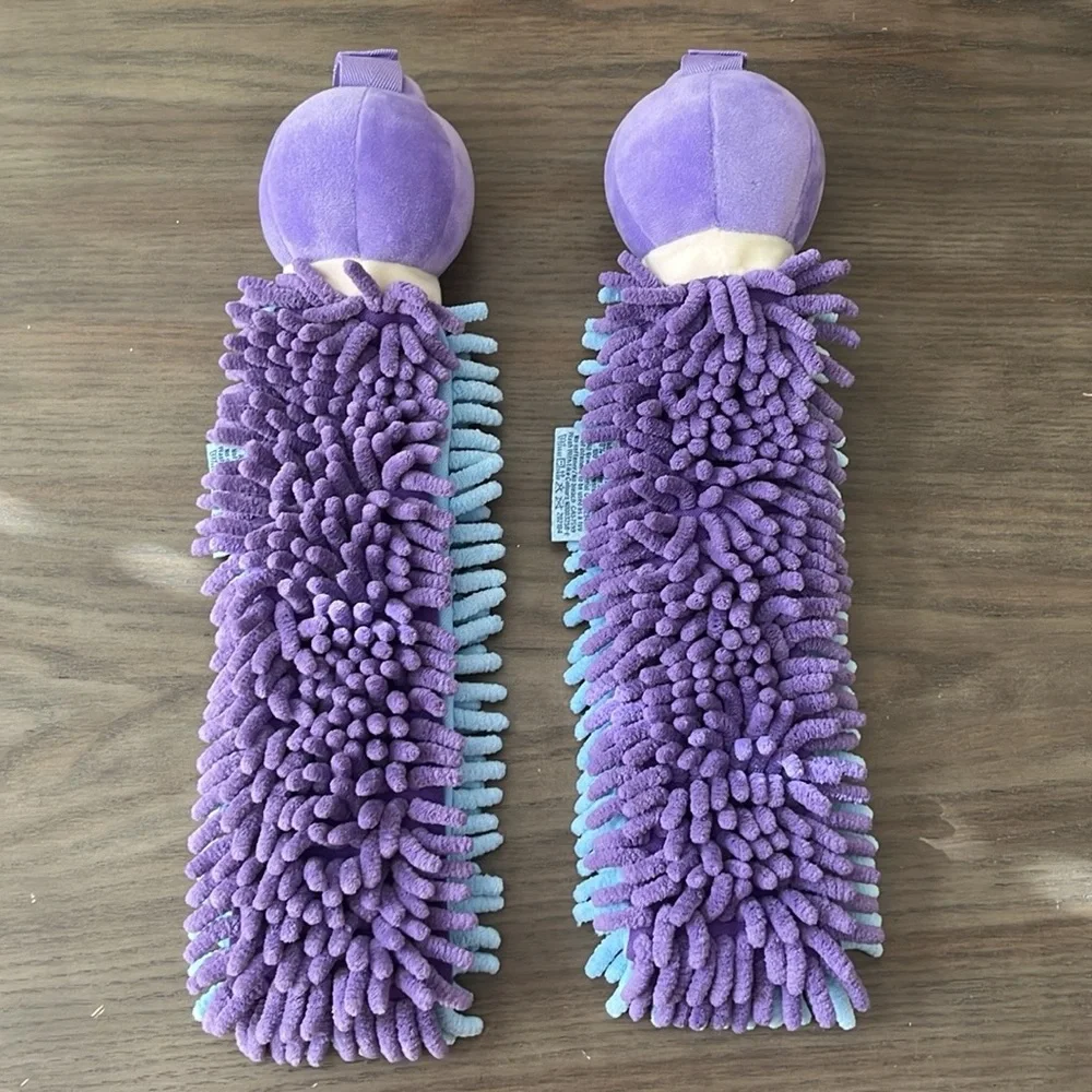 NWOT Norwex Pet to Dry Hand Towels in Mermaid x TWO!